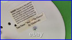 Vntg Disney Bambi And Friends Musical Waltz Of The Flowers Snow Globe In Box
