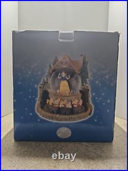 Vntg Snow White And The Seven Dwarfs Mining Musical Globe Disney Store Exclusive