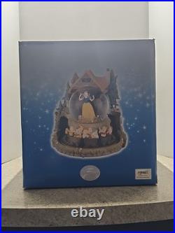 Vntg Snow White And The Seven Dwarfs Mining Musical Globe Disney Store Exclusive