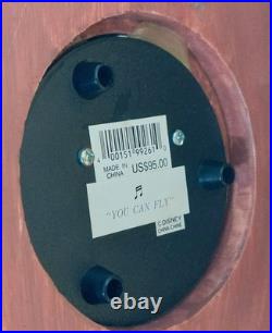 Vtg Disney Peter Pan Captain Hook pirate ship musical You Can Fly Snow Globe