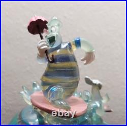 Vtg Walt Disney Mickey, Donald, Goofy Lonesome Ghosts #96316 Musical Snow Globe