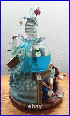 Vtg Walt Disney Mickey, Donald, Goofy Lonesome Ghosts #96316 Musical Snow Globe