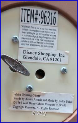 Vtg Walt Disney Mickey, Donald, Goofy Lonesome Ghosts #96316 Musical Snow Globe