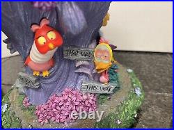 Walt Disney Alice in Wonderland Light Up Cheshire Cat Smile Snowglobe in Box