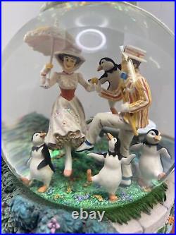 Walt Disney Mary Poppins Let's Go Fly A Kite Snow Globe Music Box