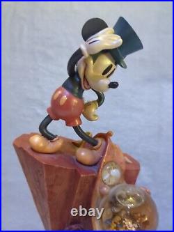 Walt Disney Mickey Mouse 100th Year Celebrating A Legacy Water Globe Statue