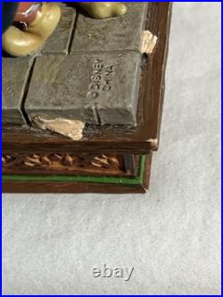 Walt Disney PINOCCHIO x SNOW WHITE Musical Snow Globe excellent condition