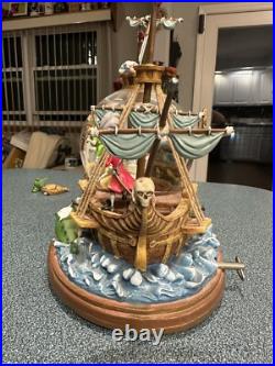 Walt Disney Peter Pan musical Snow Globe You Can Fly! Pirate Ship Captain Hook Walt Disney Peter Pan musical Snow Globe You Can Fly! Pirate Ship Captain Hook