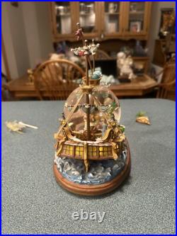 Walt Disney Peter Pan musical Snow Globe You Can Fly! Pirate Ship Captain Hook Walt Disney Peter Pan musical Snow Globe You Can Fly! Pirate Ship Captain Hook