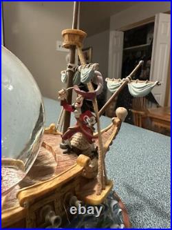 Walt Disney Peter Pan musical Snow Globe You Can Fly! Pirate Ship Captain Hook Walt Disney Peter Pan musical Snow Globe You Can Fly! Pirate Ship Captain Hook
