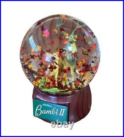 Walt Disney Pictures Bambi II Video Store Promotional Snow Globe Rare HTF