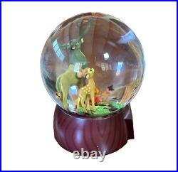 Walt Disney Pictures Bambi II Video Store Promotional Snow Globe Rare HTF