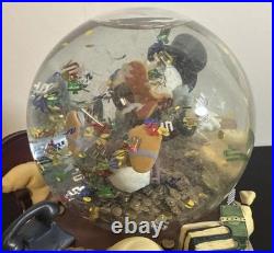 Walt Disney Scrooge McDuck Feels Good To Be Rich 7 Snow Globe Donald Duck Song