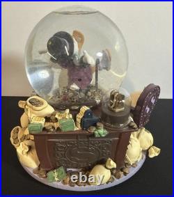 Walt Disney Scrooge McDuck Feels Good To Be Rich 7 Snow Globe Donald Duck Song