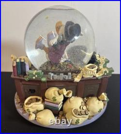 Walt Disney Scrooge McDuck Feels Good To Be Rich 7 Snow Globe Donald Duck Song