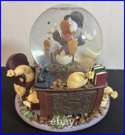 Walt Disney Scrooge McDuck Feels Good To Be Rich 7 Snow Globe Donald Duck Song