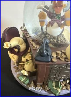 Walt Disney Scrooge McDuck Feels Good To Be Rich 7 Snow Globe Donald Duck Song