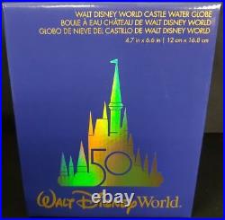 Walt Disney World 50th Anniversary Cinderella Castle Water Globe