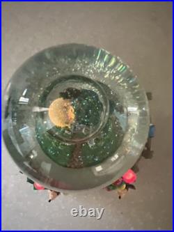 Walt Disney World musical snow globe Retired With Working Lights #1510010 In Box