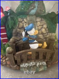 Walt Disney World musical snow globe Retired With Working Lights #1510010 In Box
