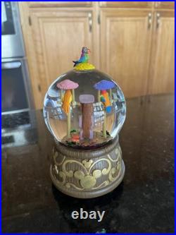 Walt Disney's Enchanted Tiki Room Musical Glitter Snow Globe RARE Walt Disney's Enchanted Tiki Room Musical Glitter Snow Globe RARE