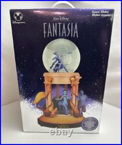 Walt Disney's Fantasia Musical Snow Globe Disney Store Exclusive Rare 2010