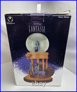 Walt Disney's Fantasia Musical Snow Globe Disney Store Exclusive Rare 2010