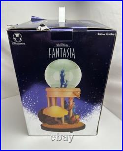 Walt Disney's Fantasia Musical Snow Globe Disney Store Exclusive Rare 2010