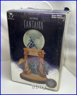 Walt Disney's Fantasia Musical Snow Globe Disney Store Exclusive Rare 2010