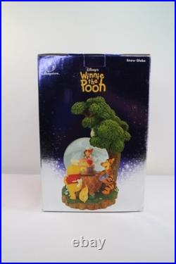 Winnie the Pooh Disney Store NIB Light Up Rumbly in My Tumbly Musical Snow Globe