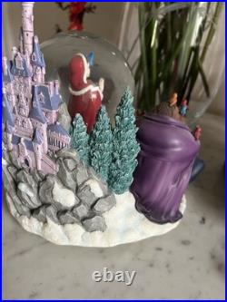 Winter Theme Rare Disney Beauty and the Beast Figure Snow Globe with Music Box Winter Theme Rare Disney Beauty and the Beast Figure Snow Globe with Music Box