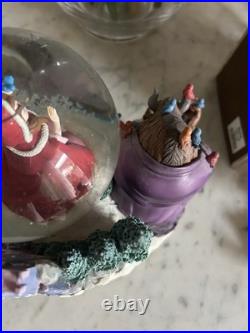 Winter Theme Rare Disney Beauty and the Beast Figure Snow Globe with Music Box Winter Theme Rare Disney Beauty and the Beast Figure Snow Globe with Music Box