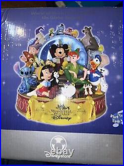 Wonderful World Of Disney Snow Globe