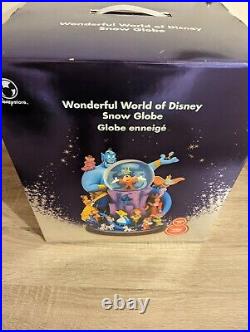 Wonderful World Of Disney Snow Globe Music Box Friend Like Me 1992