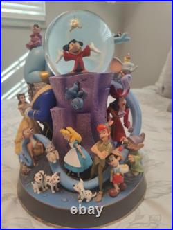 Wonderful World Of Disney Snow Globe Music Box-Friend Like Me 1992 Vintage Wonderful World Of Disney Snow Globe Music Box-Friend Like Me 1992 Vintage