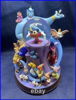 Wonderful World Of Disney Snow Globe Music Box-Friend Like Me-1992-Vintage Wonderful World Of Disney Snow Globe Music Box-Friend Like Me-1992-Vintage