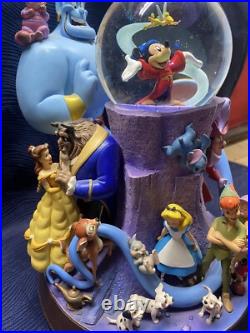 Wonderful World Of Disney Snow Globe Music Box-Friend Like Me-1992-Vintage Wonderful World Of Disney Snow Globe Music Box-Friend Like Me-1992-Vintage