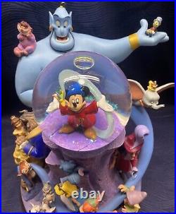 Wonderful World Of Disney Snow Globe Music Box-Friend Like Me-1992-Vintage Wonderful World Of Disney Snow Globe Music Box-Friend Like Me-1992-Vintage