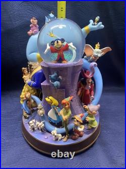 Wonderful World Of Disney Snow Globe Music Box-Friend Like Me-1992-Vintage Wonderful World Of Disney Snow Globe Music Box-Friend Like Me-1992-Vintage