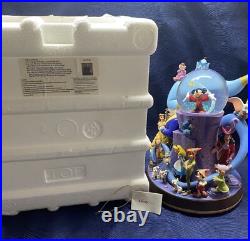 Wonderful World Of Disney Snow Globe Music Box-Friend Like Me-1992-Vintage Wonderful World Of Disney Snow Globe Music Box-Friend Like Me-1992-Vintage