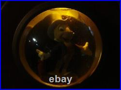 Wonderful World of Disney Snow globe Wish Upon a Star Jiminy Cricket Radio