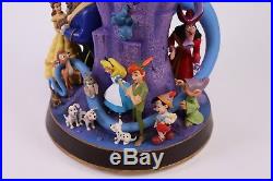 Wonderful World of Disney Sorcerer Mickey Genie Light Up Musical Snow Globe