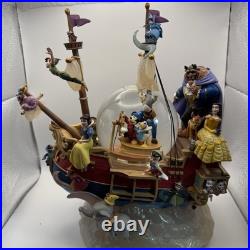 World of Disney Magical Gathering Ship A Whole New World Musical Snow Globe World of Disney Magical Gathering Ship A Whole New World Musical Snow Globe