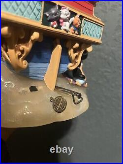 World of Disney Magical Gathering Ship A Whole New World Musical Snow Globe Nice