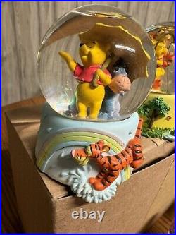 Y2K Limited Edition Winnie The Pooh Snowglobe Monthly Collection Disney