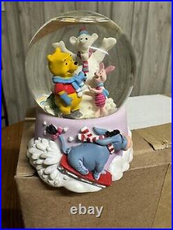Y2K Limited Edition Winnie The Pooh Snowglobe Monthly Collection Disney